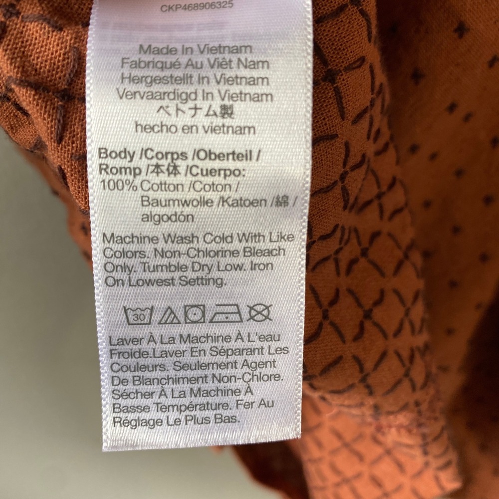 Madewell Jacquard Puff Sleeve Top Micro Cross Print Cotton
Cottagecore Size 14 - Picture 12 of 13
